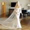 Hailey Bieber Inspired Wedding Dress