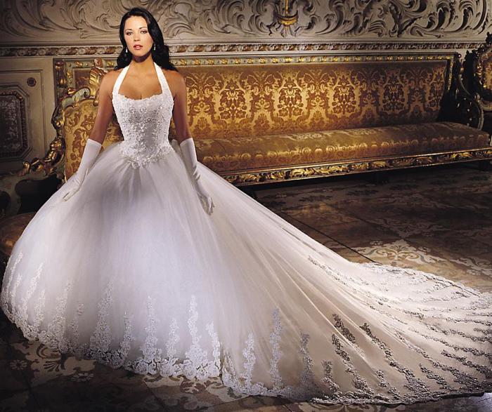 Glamorous elegant wedding dresses